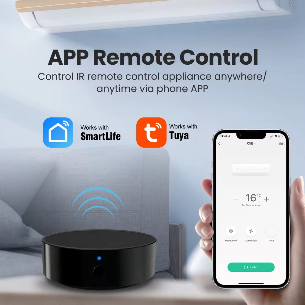 Télécommande connectée universelle IR+RF