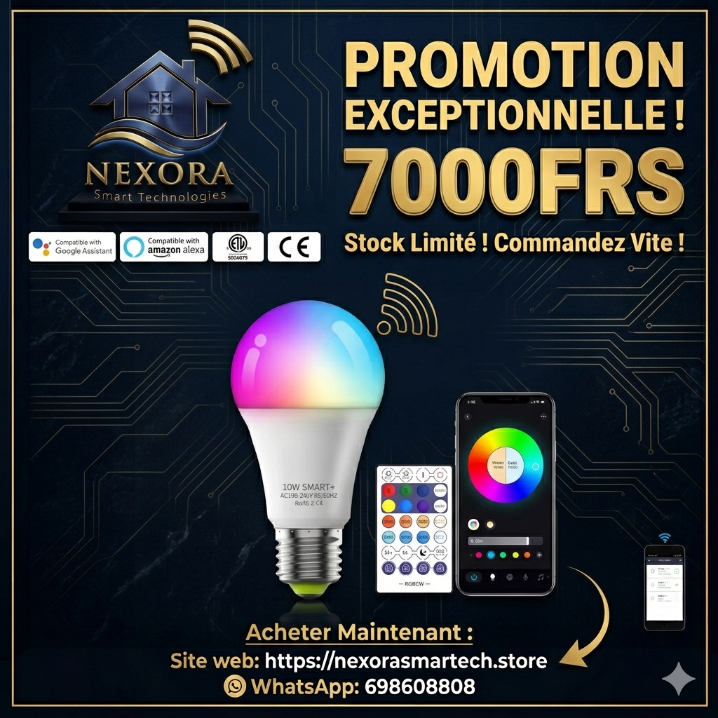 Ampoule Smart Connectée